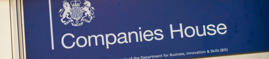 Companies House sign