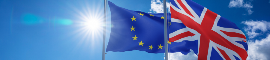EU UK flags